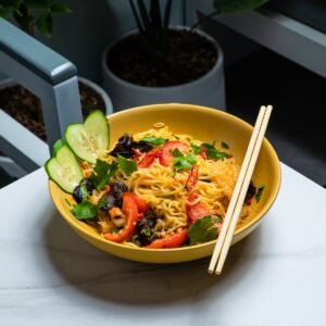 ယိုးဒယားမားမားသုပ် (ဝက် / ပုစွန်) [br] 泰式猪肉面
