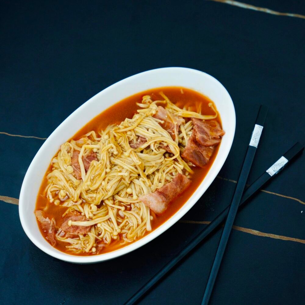 Enoki Mushroom & Bacon