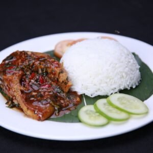 ငါးပေါင်းခဲပတ်နှင့်ထမင်း