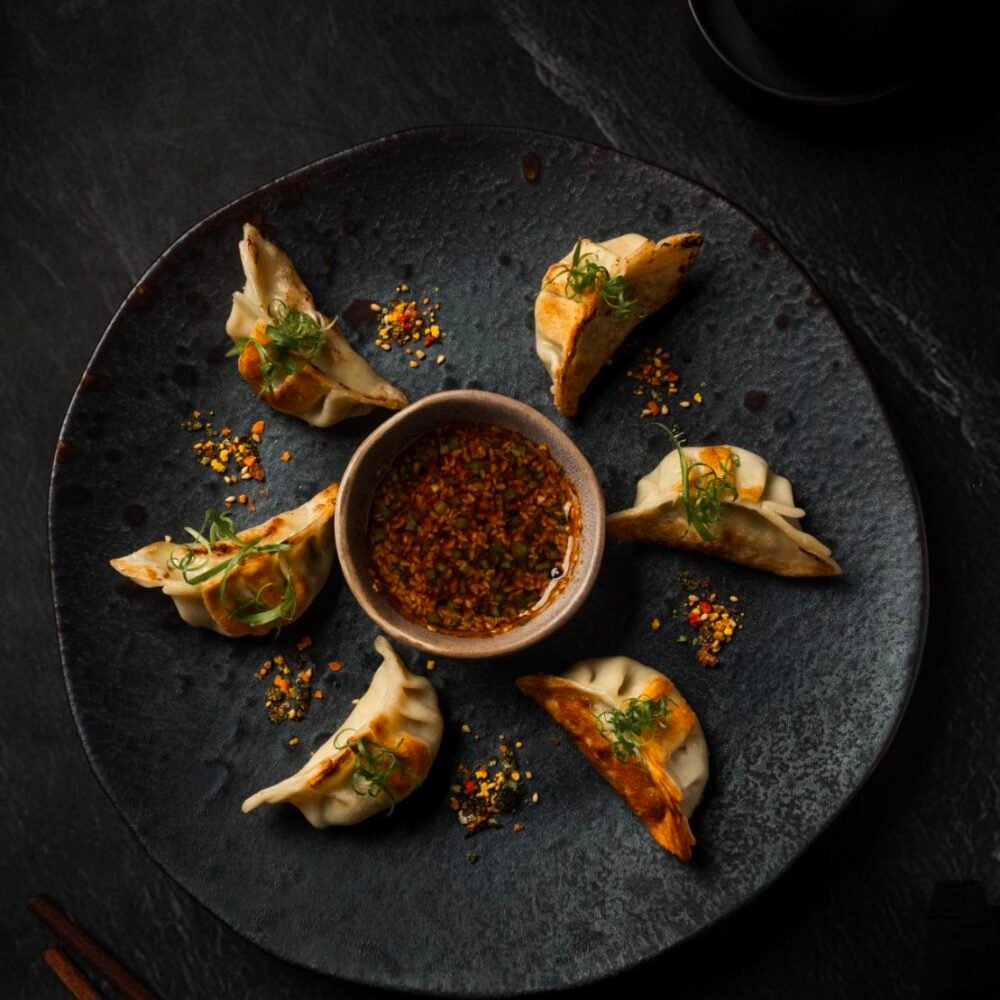 Pan Sealed Ebi Gyoza