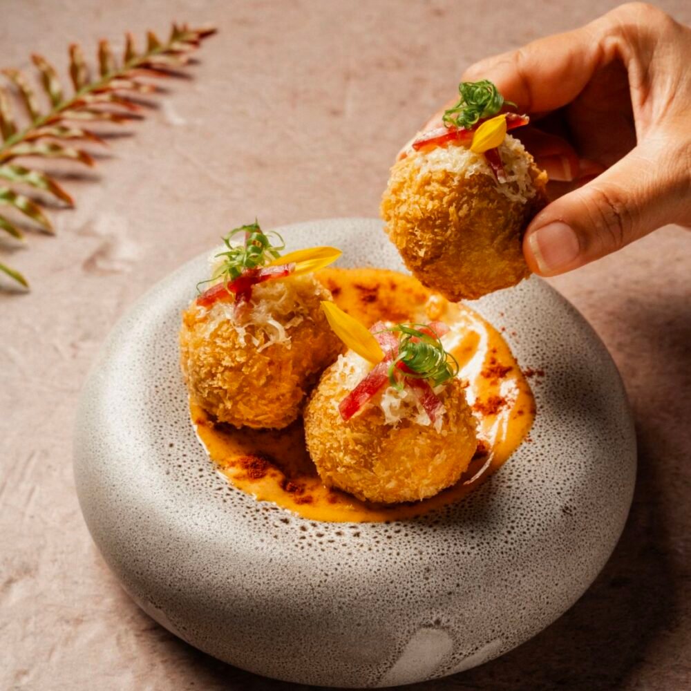 Sweet Potato Croquette with Pancetta