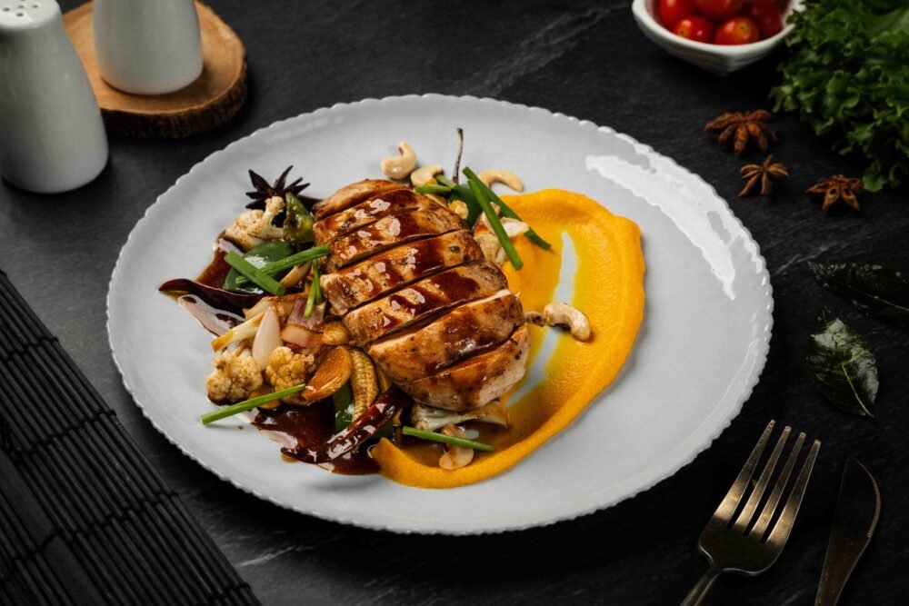 Brissed Chicken With Kong pao