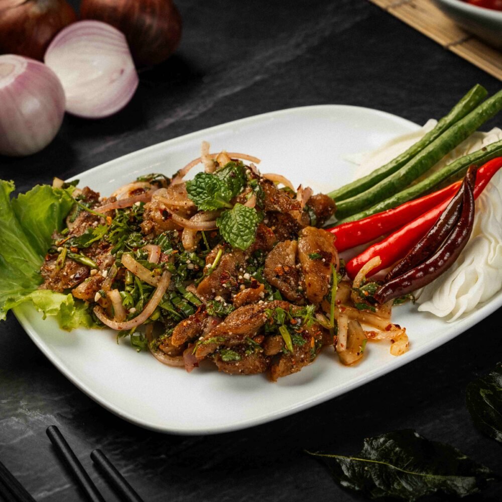 Grilled pork Neck Salad