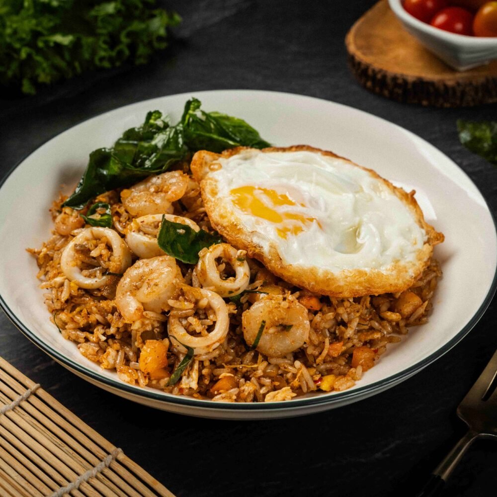 Tom Yum Fried Rice (Chicken, Pork, Seafood)
