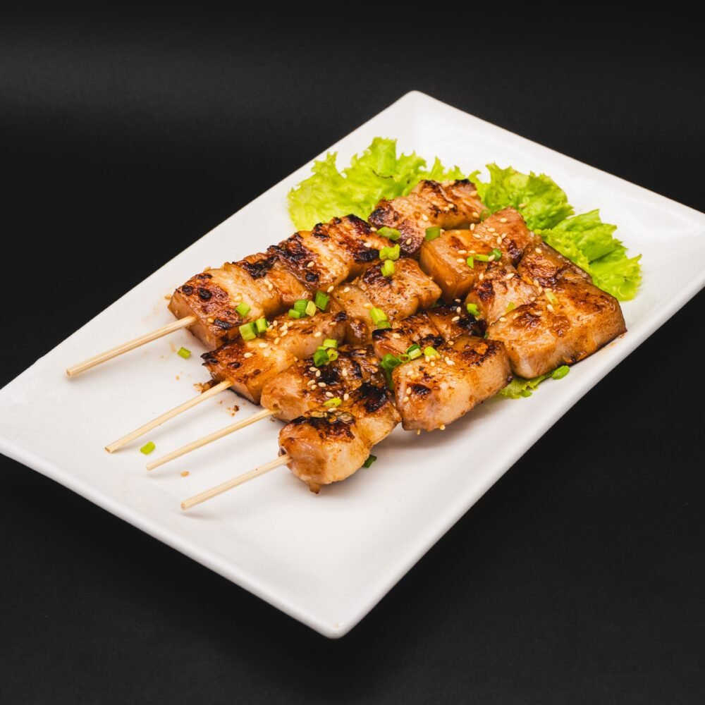 Grilled Pork Belly Skewer