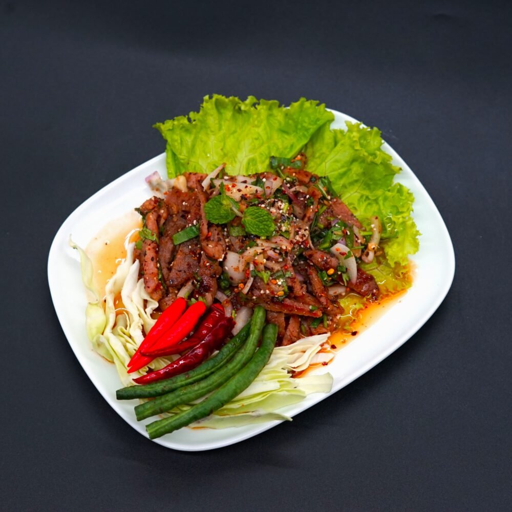 Grilled Pork Neck Salad