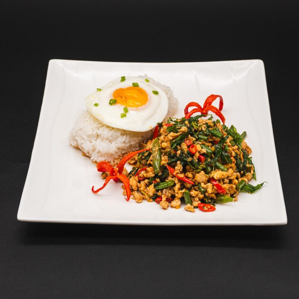 Pad Gaprao (Chicken, Pork, Beef)