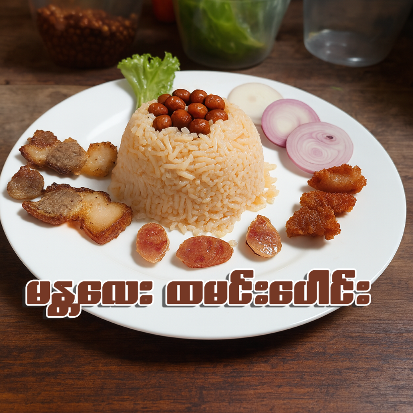 မန္တလေးထမင်းပေါင်း (ဝက်) (ဆိုင်စား/ပါဆယ်)