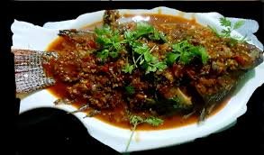 ငါးချိုချဉ်/ချဉ်စပ်(တလား) Sweet & Sour Fish/ Sour & Spicy (Tilapia fish)