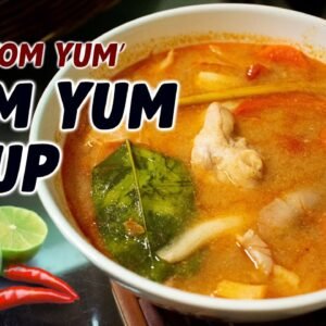 တုံယမ်းဟင်းချို (ဝက်) Tom Yum Soup (Pork)