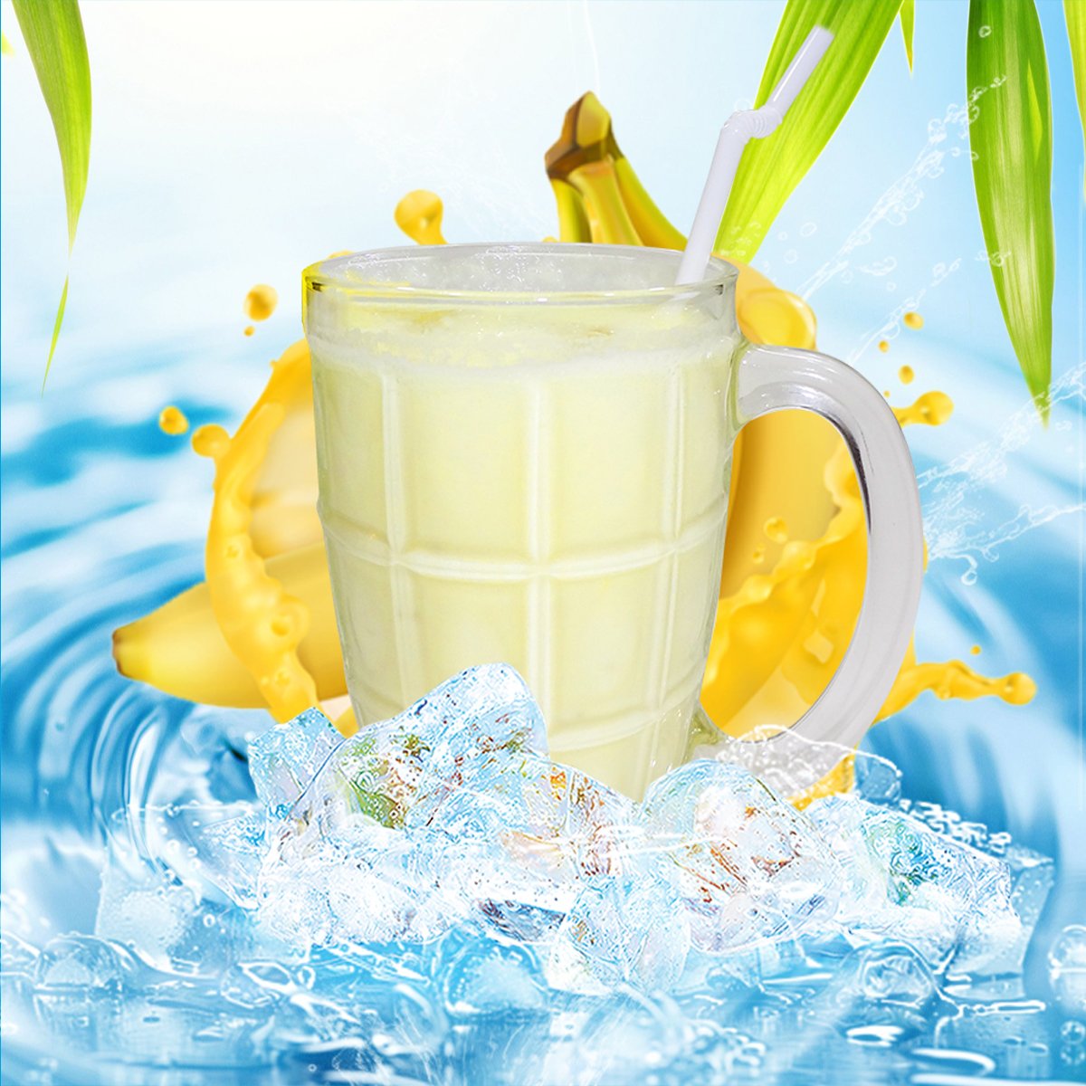 Banana Lassi [br] ဌက်ပျောသီး ဒိန်ချဉ်
