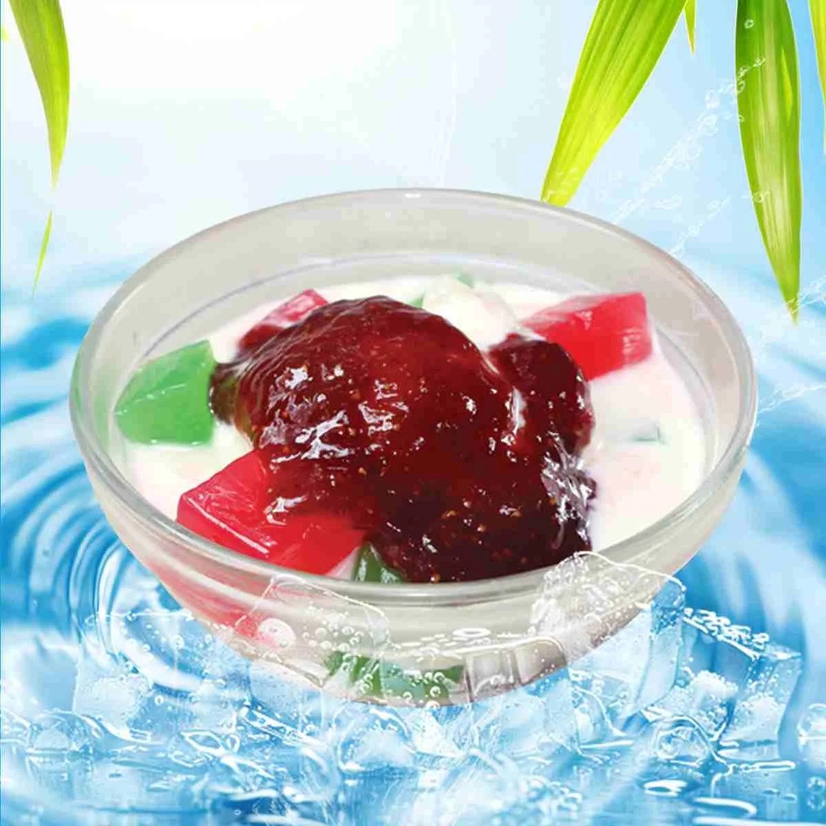Ice-Cream with Cream & Jam [br] နတ်သုဒ္ဓါ ရေခဲမုန့်