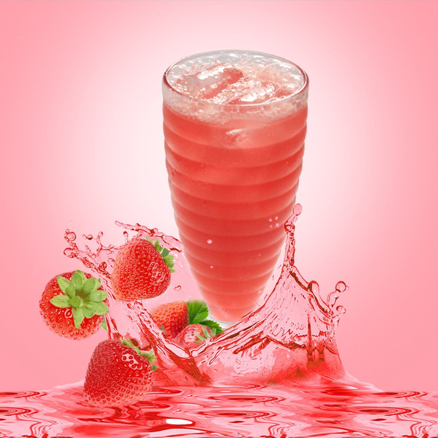 Strawberry Juice (ရိုးရိုး၊ Milk) [br] စတော်ဘယ်ရီသီးဖျော်ရည် (ရိုးရိုး၊ နို့)