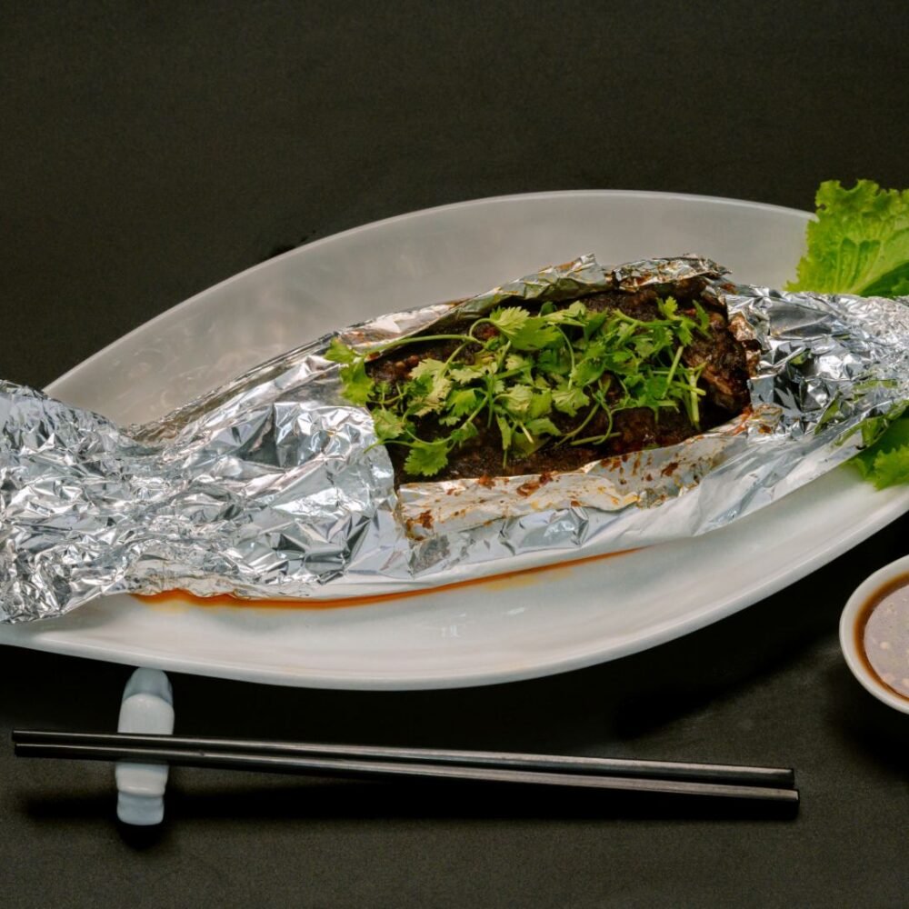 Grilled Seabass (ငါးခဲပတ်)
