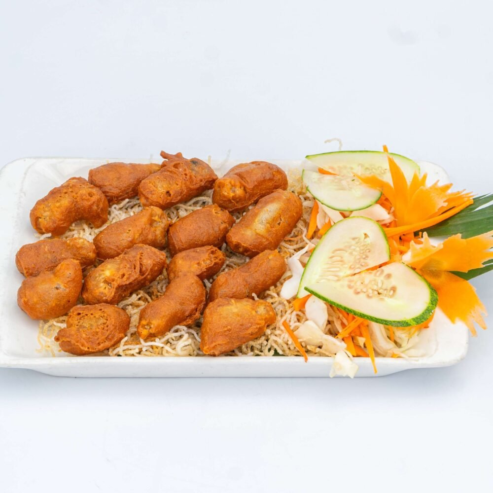 ကြက်ဒူးဆစ်ပေါင်းအကြွပ်ကြော်[br]Steam Fried Chicken Kunckle