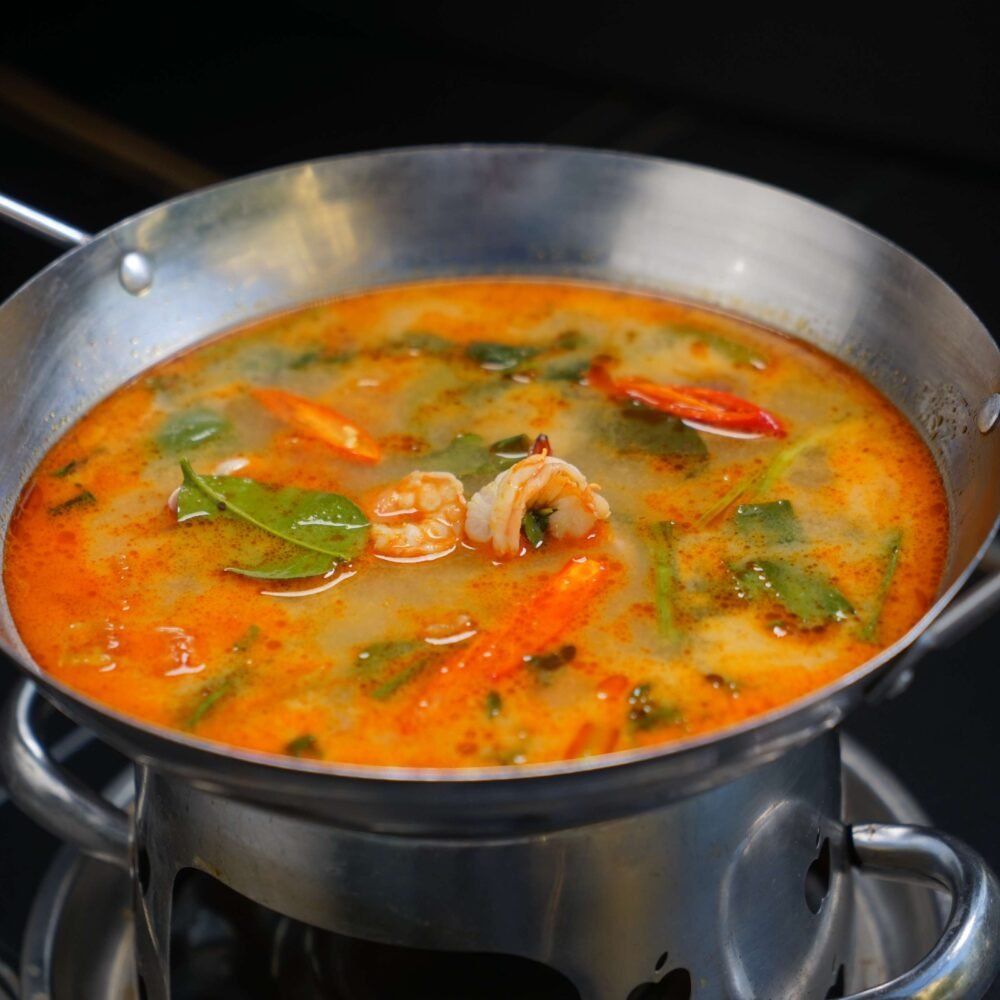 တုန်ယမ်းဟင်းရည် (ဝက်)[br]Tom Yam (Pork)