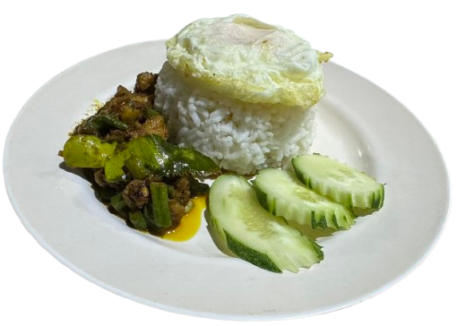 ဖက်ဖစ်ထမင်းပုံ (ရေဘဝဲ/ပုဇွန်/ကင်းမွန်/ကြက်သား)