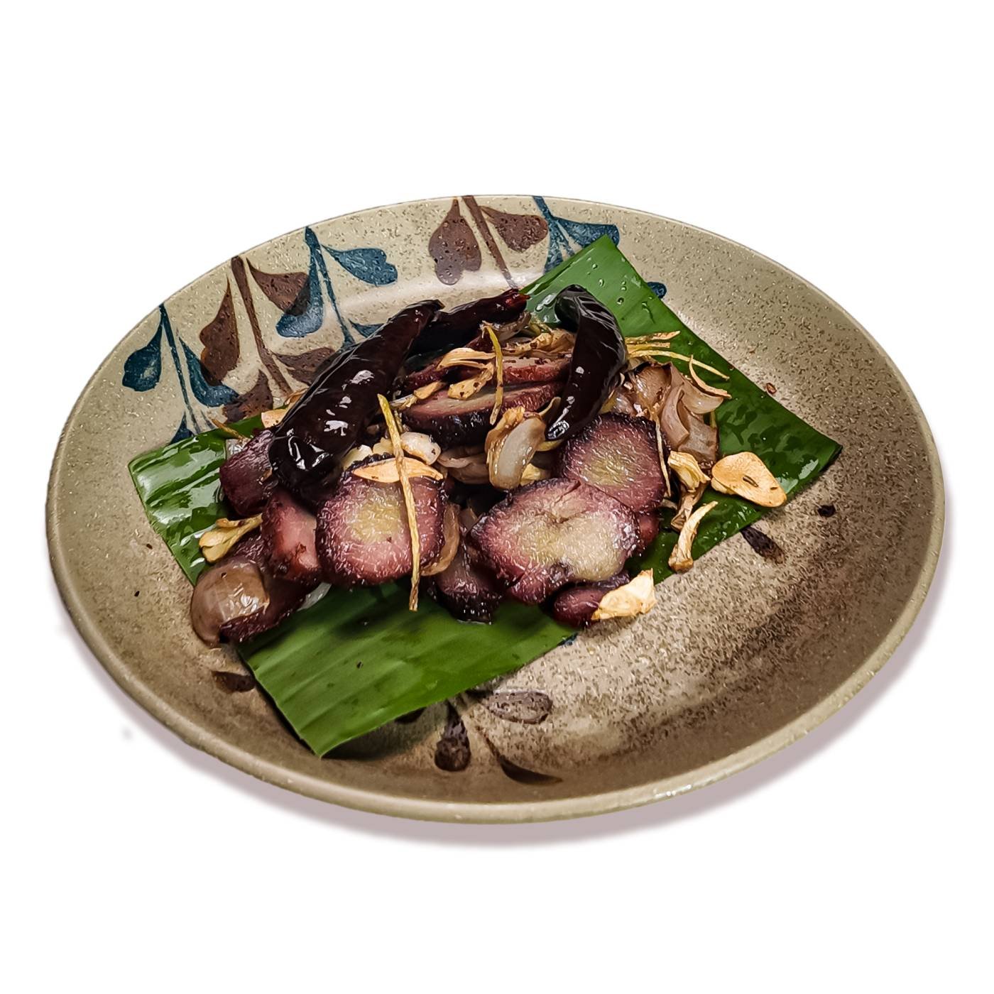 Fried Dried-Pork [br] ဝက်သားခြောက်ကြော်  [br] 炒猪干巴