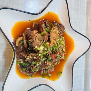 အမဲသား/အမဲအူကြမ်းချဉ်စပ်သုပ်