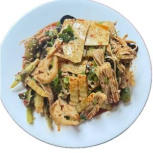 အရွက်စုံချဉ်စပ်(蔬菜凉拌拼盘—酸辣味)