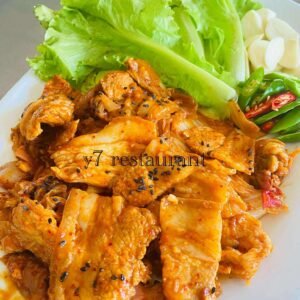 ဝက်သုံးထပ်သားကင်ချီကြော်