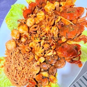 ပင်လယ်စာအနှစ်ချက်ခေါက်ဆွဲဗန်းကြီး (မာလာအရသာ)