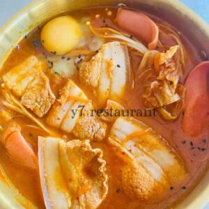 ဝက်သုံးထပ်သားကင်ချီဟင်းရည်