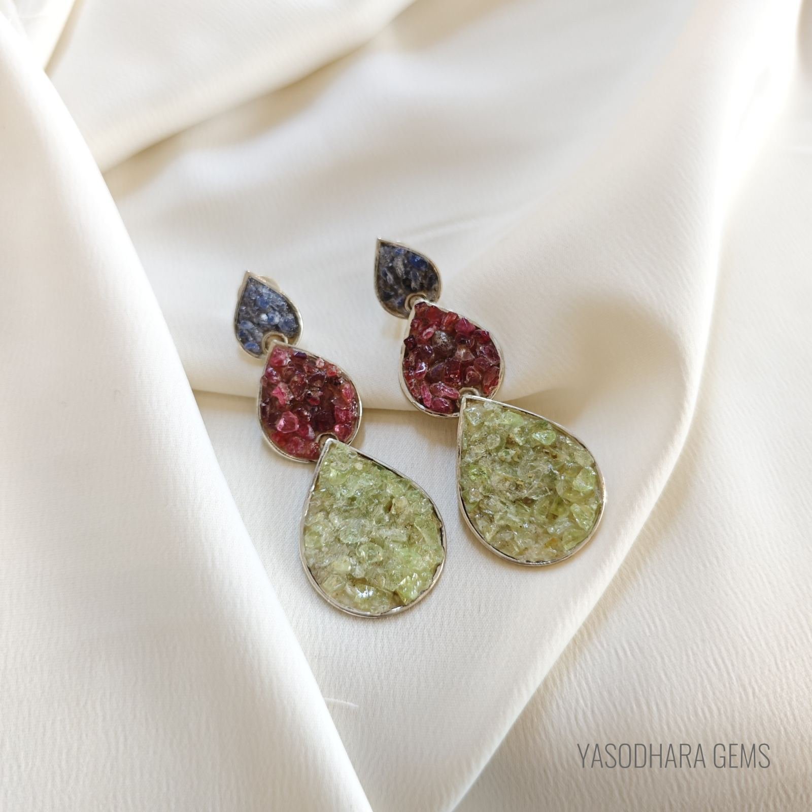 Gemstones Peridot Ruby Sapphire - RG 10