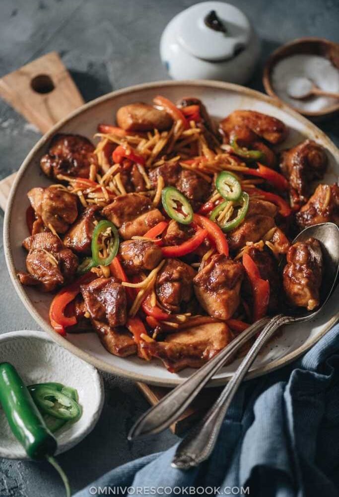 ကြက်ဂျင်းကြော်ချက်