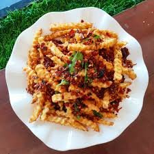 အာလူးချောင်းကြော်အစပ်